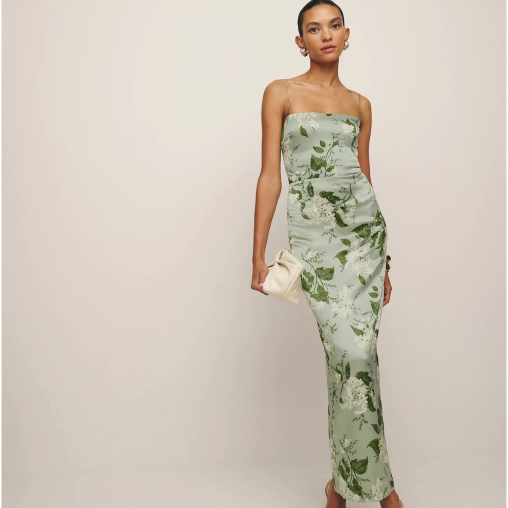 Reformation Frankie Silk Dress Size 6